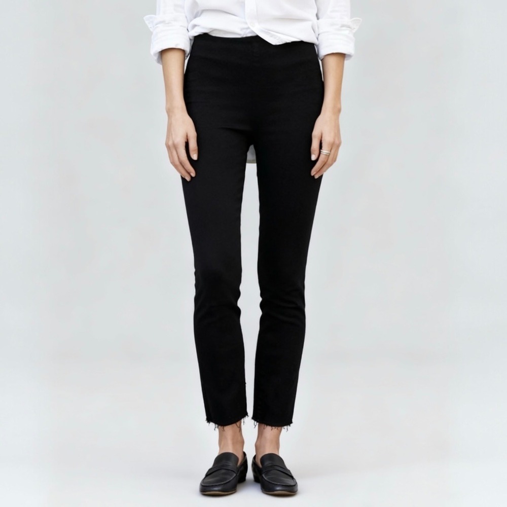 Frank and Eileen Derry Illusion Pull-On Jean Italian Dream Minimalist Black 27